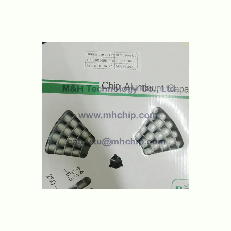 220uF 50V Dia10x10mm SMD Capacitor electrolytic