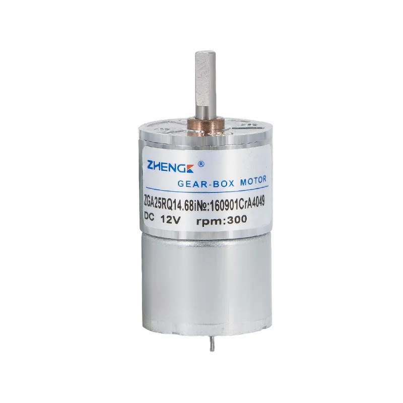 12v 25mm mini gear motor high torque low speed micro dc motor ZGA25RQ