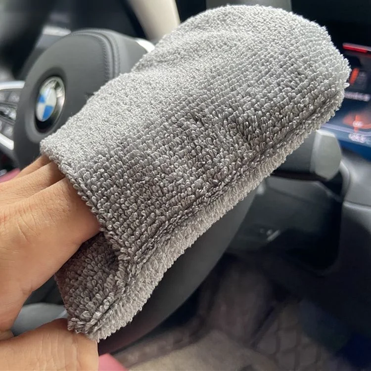 Car Interior seat paint wax sponge fiber finger cover car wash gloves