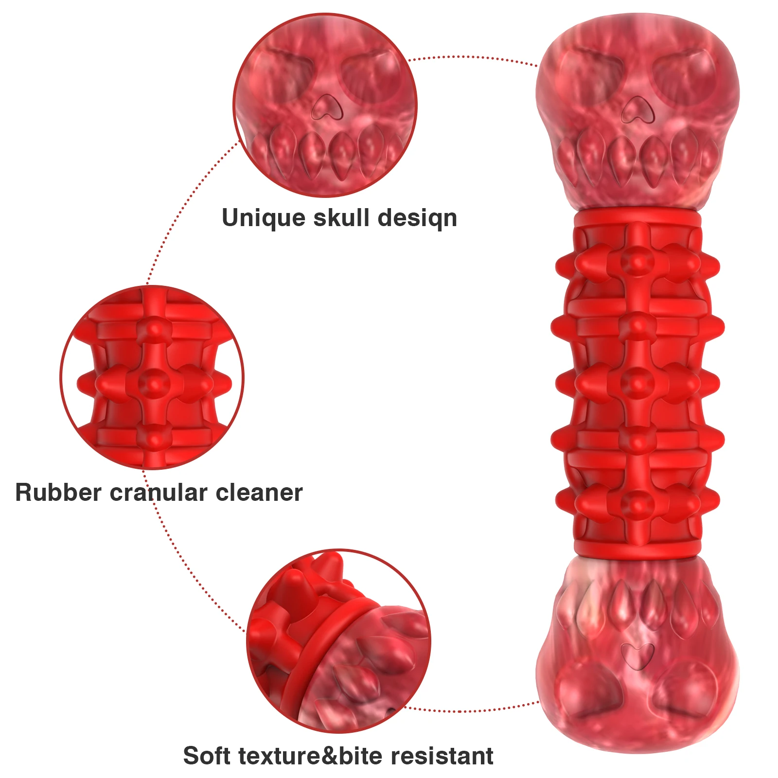 Pet Supplies Chewing Bone And Molar Nylon Material Hard And Bite-resistant Suitable For Big Dogs   Chewing bone Dog Toys