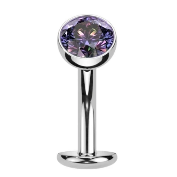 Wholesale G23 Implant Grade Titanium 5 CZ Navel Piercing Floating Belly Jewelry Belly Button Rings piercing Belly