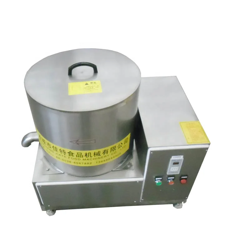 Semi automatic fried food deoiler machine  peanut oil removing machine deoiling machine