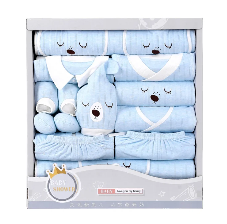 Wholesale 100% Cotton Boys Girls Toddler Baby Romper Pajamas Gifts Clothes Sets For Four Season The cheap Price  In Stock