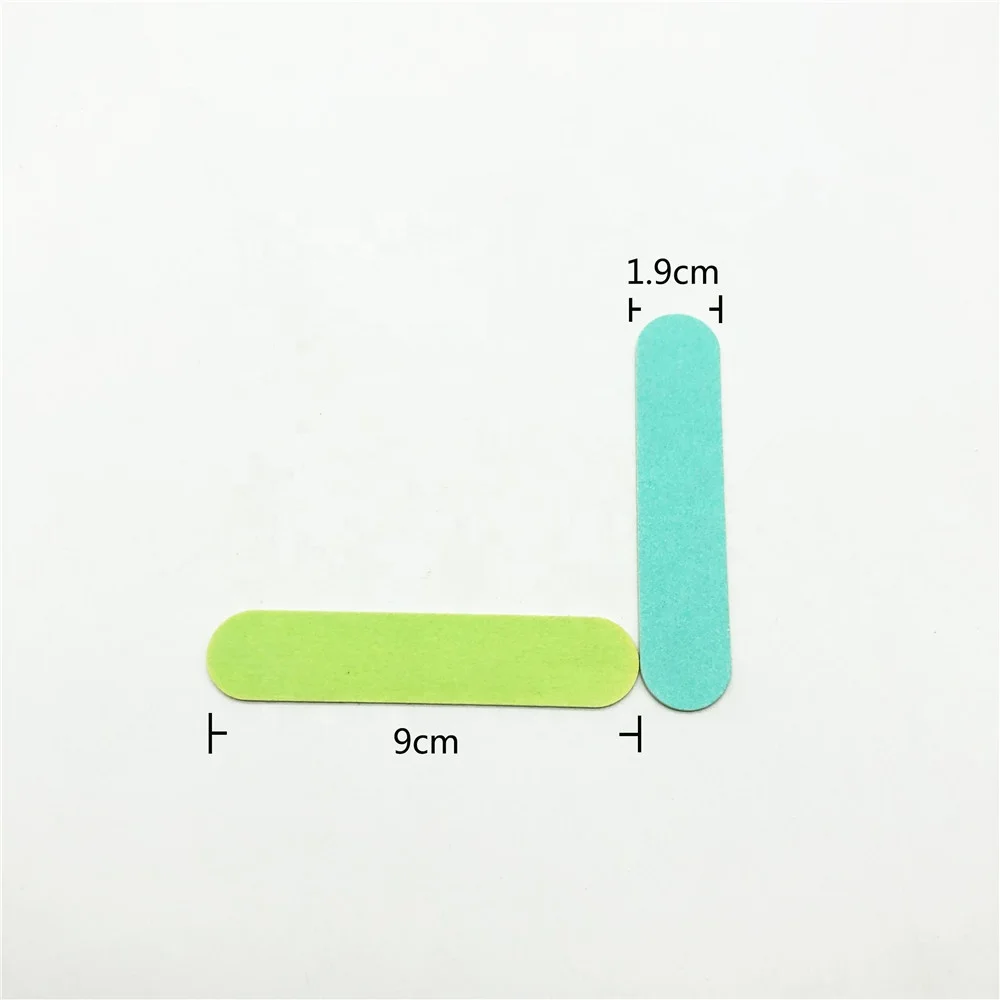 Disposable Small Nail File Colorful Christmas Mini Nail File