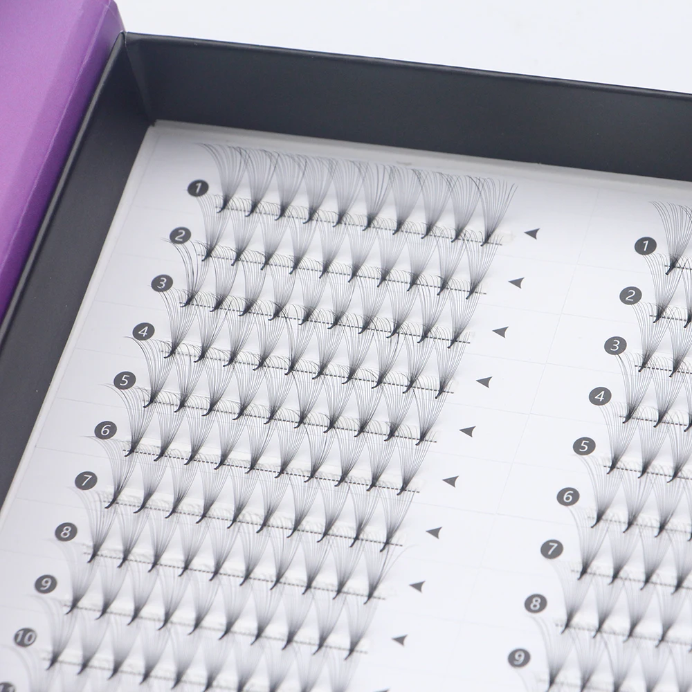 Point Base Wholesale 3D 4D 5D 6D 8D 10D Big Stock Eyelash Extension Russian Volume Lash Fans Pre Made Fans Eyelashes