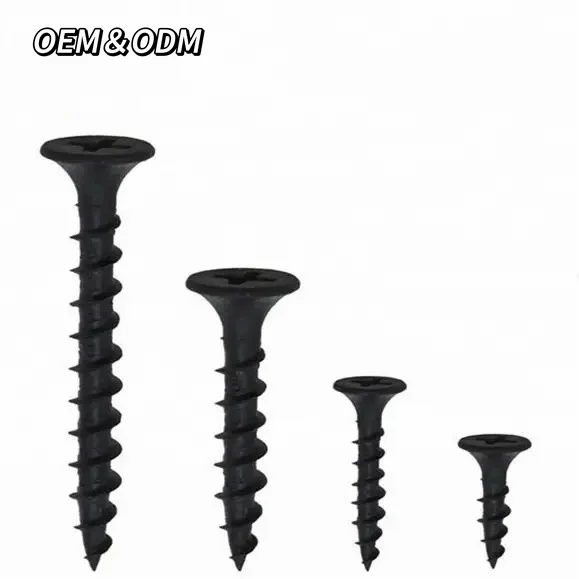 Cheap Furniture Screw Drywall Black Oxide Drywall Screws Schraube Vis Parafuso Vite Gypsum Screw For Drywall