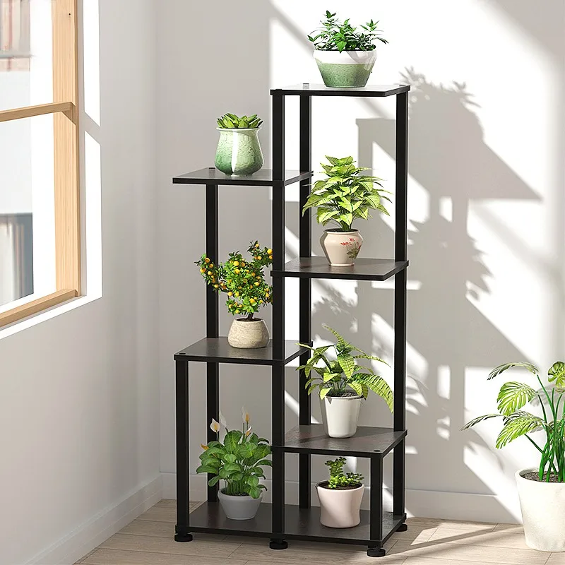 New splice flower rack balcony floor type multi-layer shelf light luxury indoor flower rack climbing vine green flower