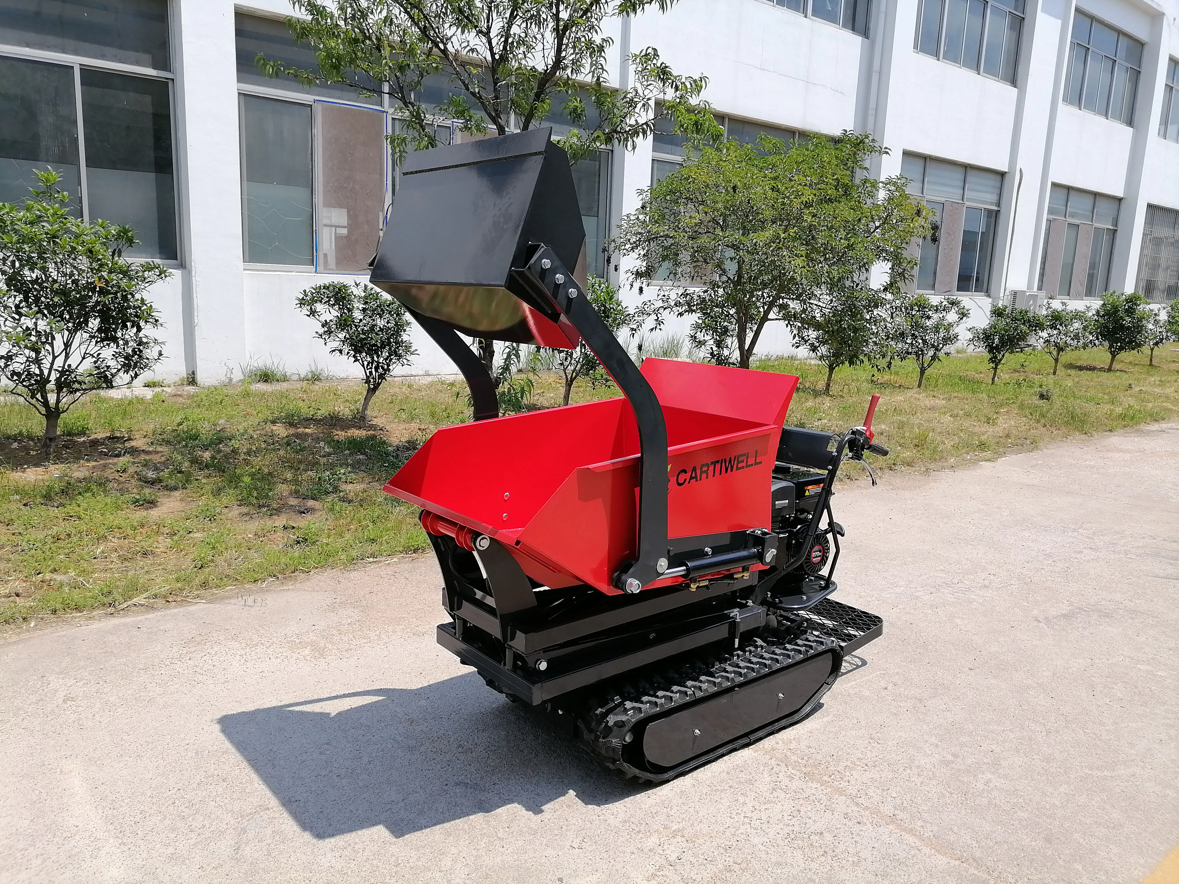 China Manufacturer Gasoline Power Wheel Barrow Mini Dumper 500 kg