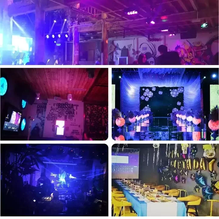 4*150W 650W Output ww red amber 3in1 LEDs 4 eyes Blinder LED Stage Light for show