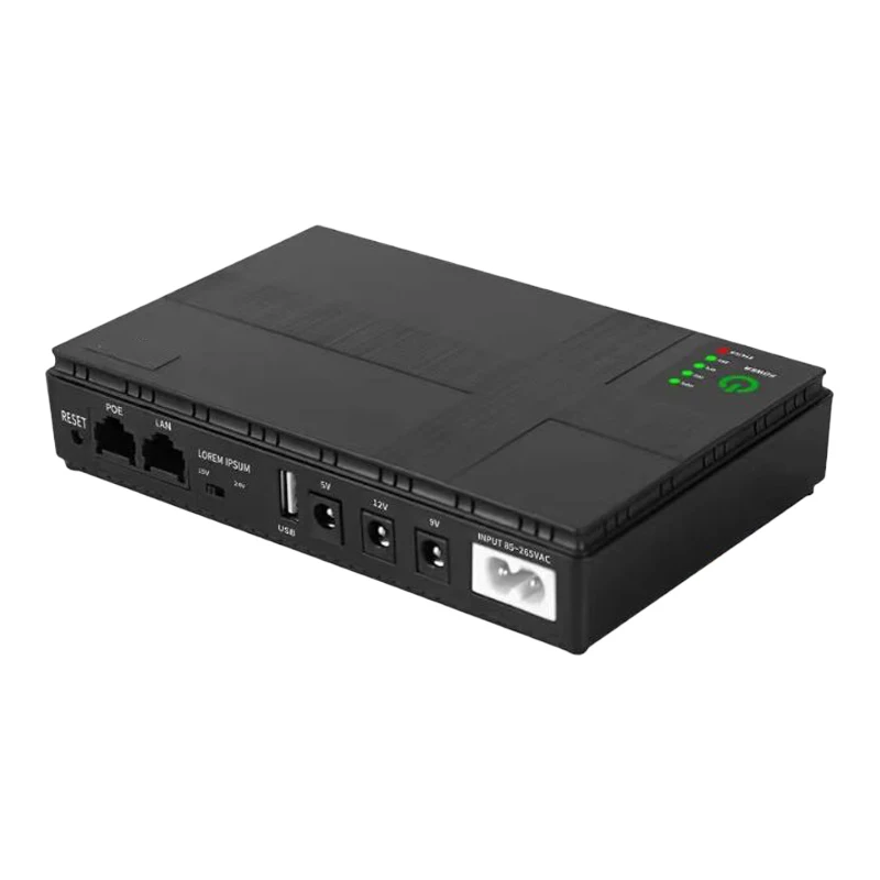 Cw хорошее качество мини-UPS пара Equipos De Internet резервная батарея 10400 мАч для волоконного маршрутизатора