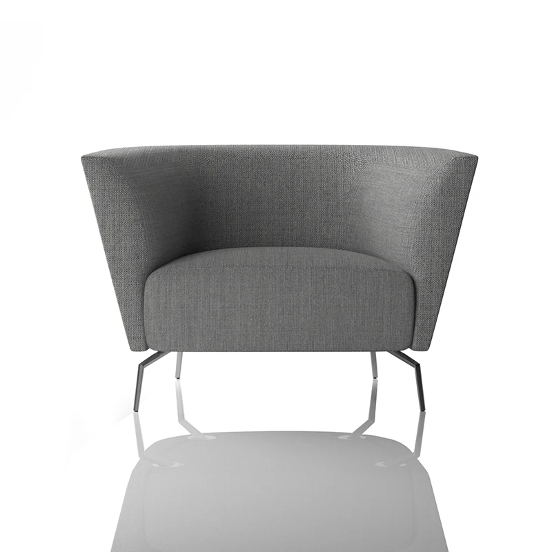 Диван со стальными ножками и высокой спинкой ICON, современное акустическое модульное офисное кресло, диван, диванная подставка