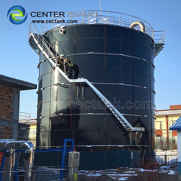 Biogas Power Plant EPC Turnkey BOT BTO Project Service with Glass-Fused-To-Steel Tank and Double Membrane Roof