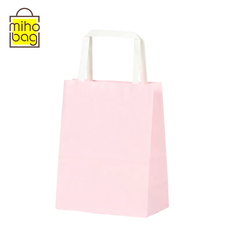
OEM welcomed 100gsm 120gsm Recyclable Eco Friendly Kraft FSC Certified Paper Bags For Shopping Gift 
