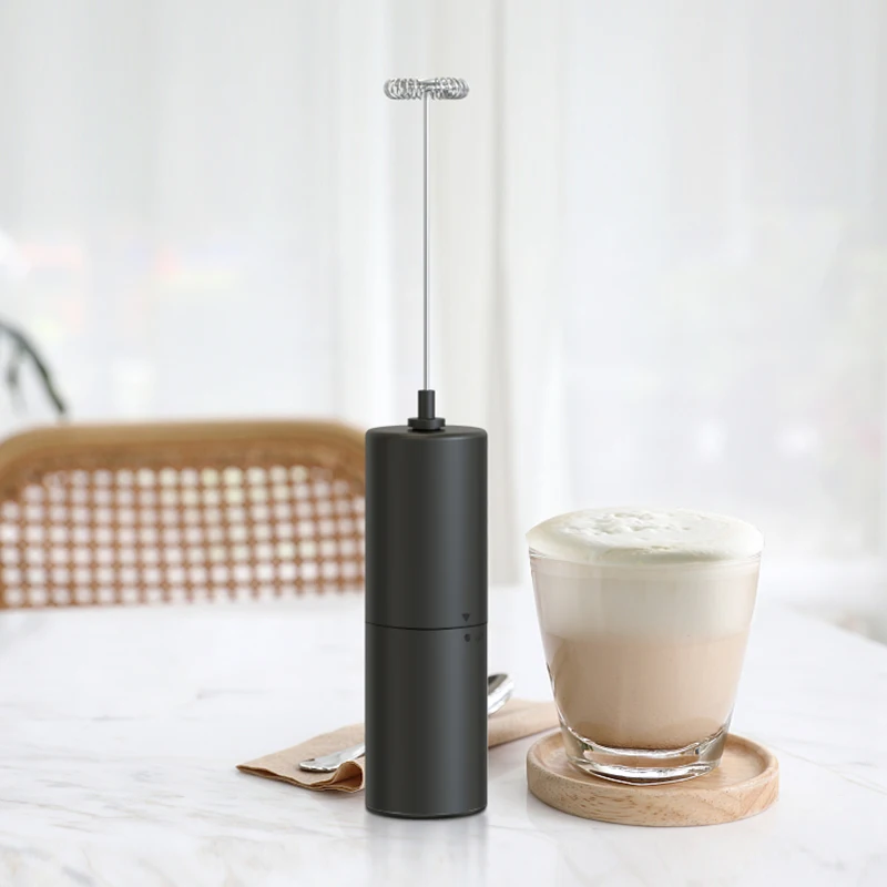 Online Hot Selling Home Kitchen Gadget Milk Frother Handheld Milk Frother Egg Beater Battery Powered Electric Milk Foamer