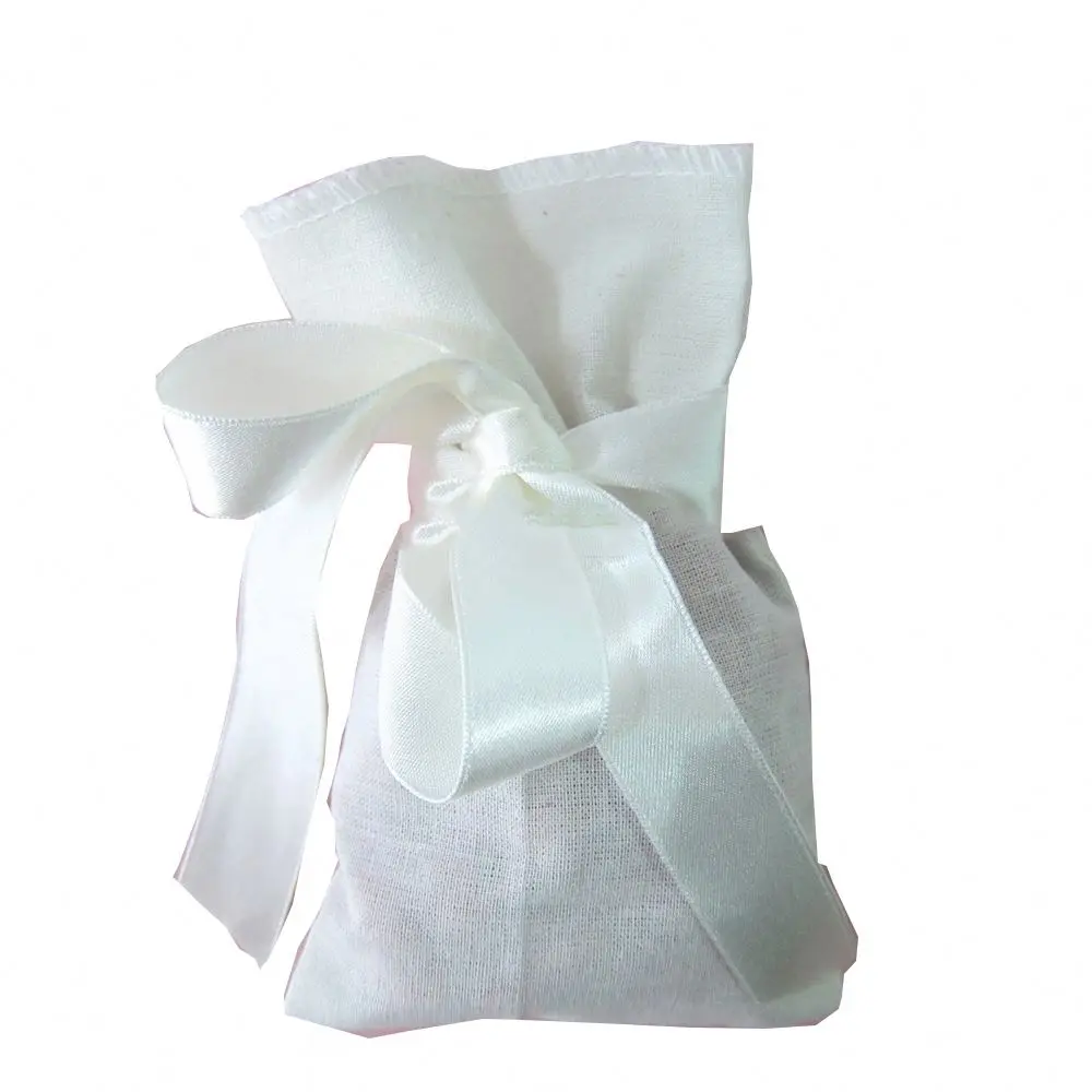 Fashion Cotton Drawstring Shopping Eco Reusable Folding Grocery Cloth Underwear Pouch Case Travel Home Storage Bag