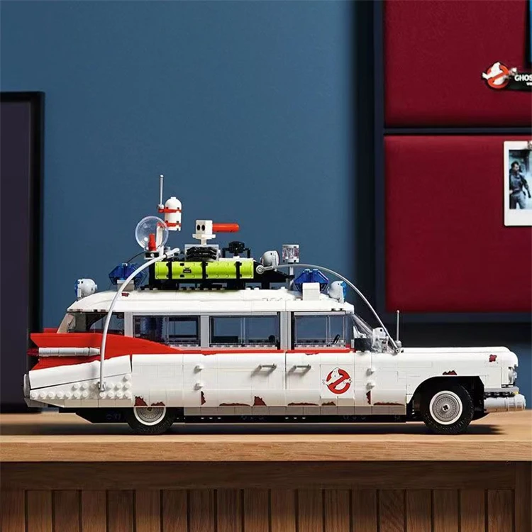 Ghost Buster ECTO 1 Building Kit for kids Educational Toy Ghostbusters Car Model Creator Building Blocks Toy Set