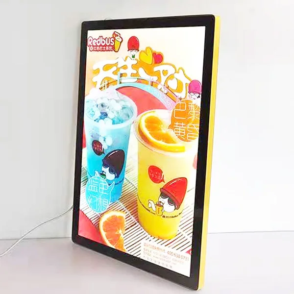Aluminum Frame Menu Board Display Led Backlit Light Box Magnetic Advertising Light Box For Fast Food Restaurant