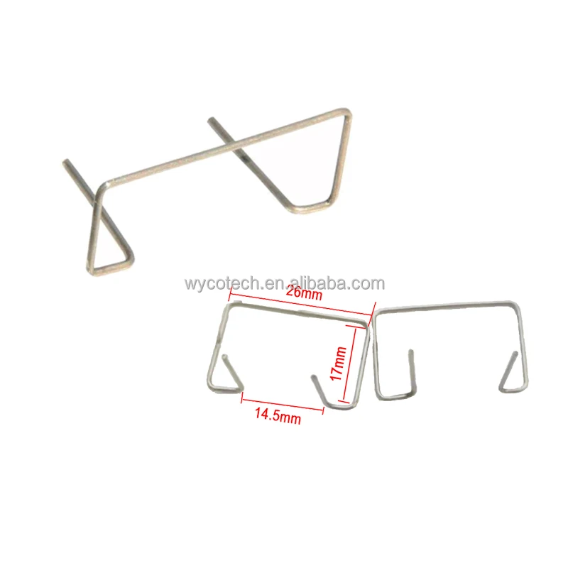 U Shapes OEM and ODM Hot Staples for Hot Stapler Plastic Repair Bumper Bodywork/Plastic Soldering/hot welding staples