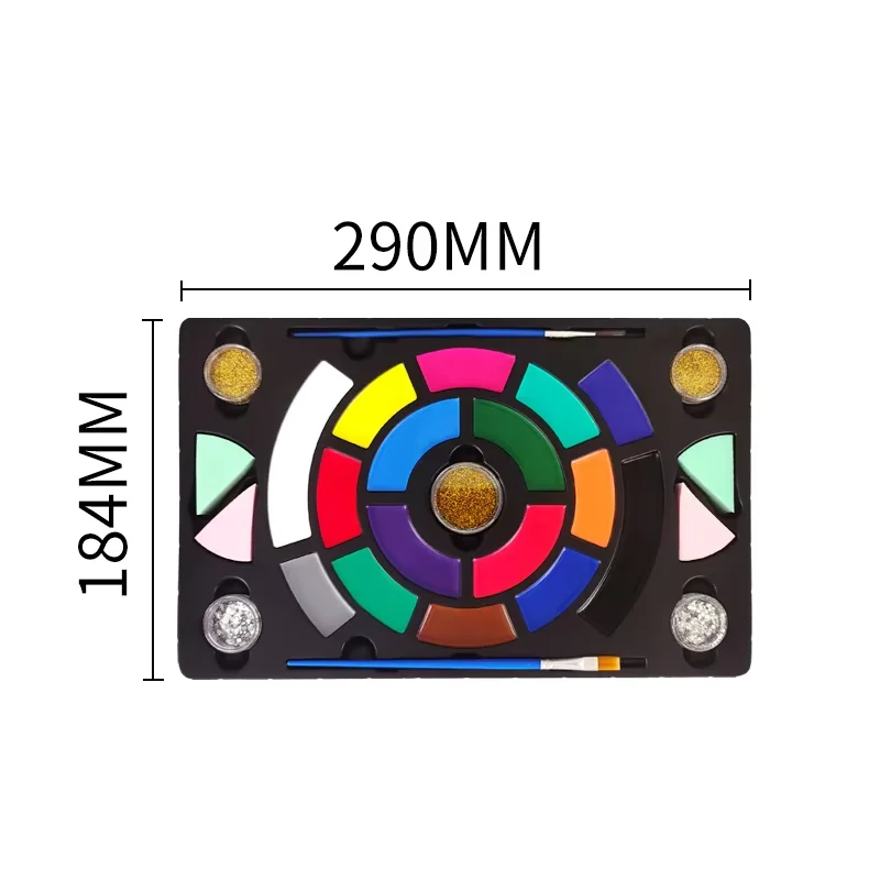 KHY 16 colors water based  face painting kit professional no toxic face paint kit for kid Temporary Face Paint Kit Palette