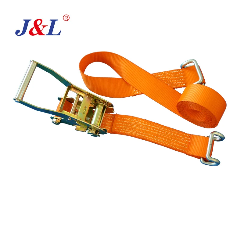 JULI CE GS 10 ton ratchet straps 100mm color code used for cargo truck transportation lashing OEM ODM