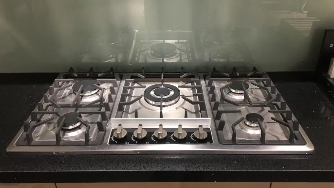 Sell well household 5 burners built-in stainless steel gas hob cooktop