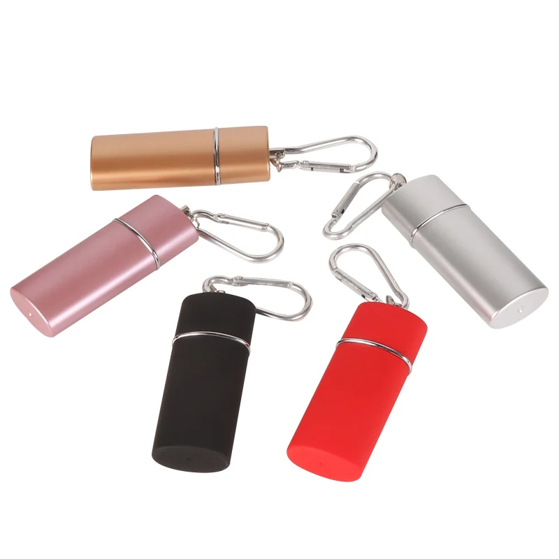Metal cigar  small portable ashtray Carry outdoor Mini ashtray Creative Carry Pocket Ashtray Rectangular