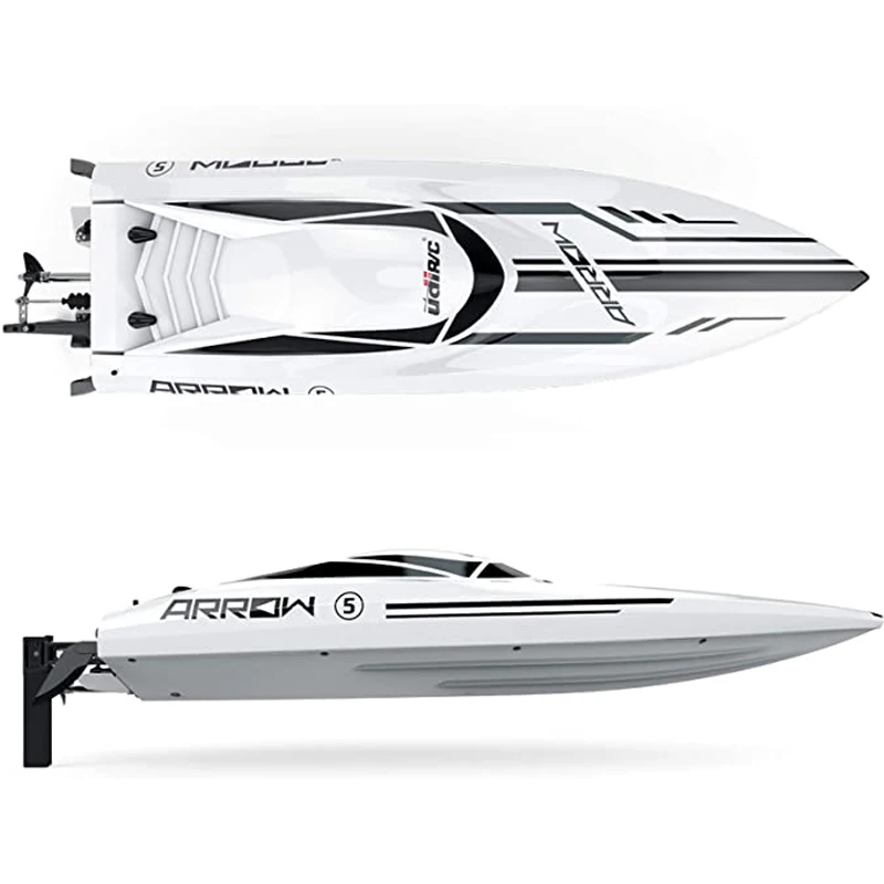 RC Boat High Speed 50km/h UDiRC UDI005 Waterproof 2.4GHz Radio Control Boat Brushless RC Speedboat Pvc Boat Toys Gift For Kids