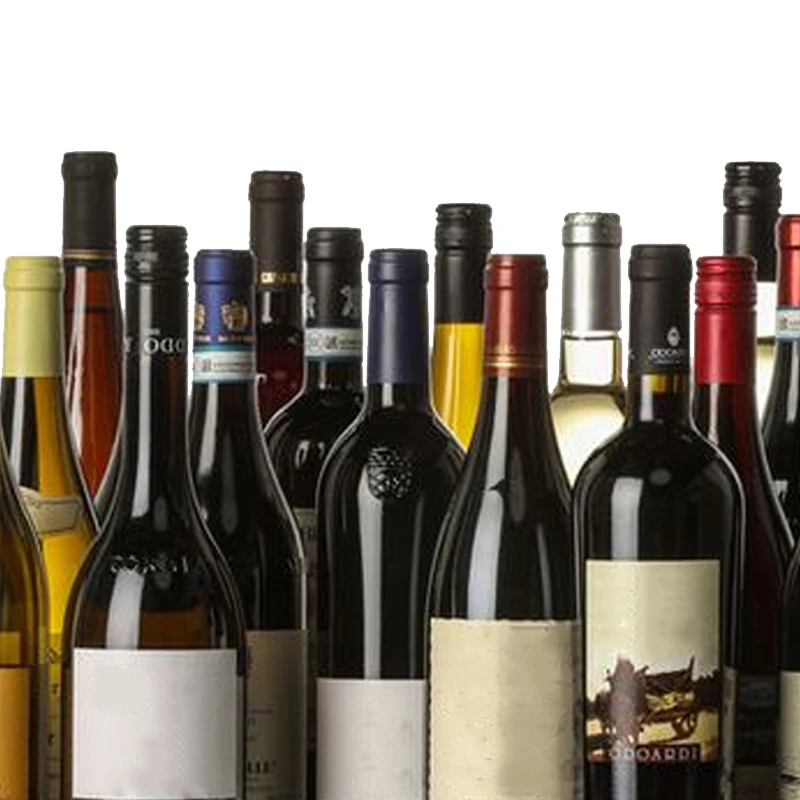 Factory custom color 375/500/750ml Champagne bottle RCS/GRS wine glass bottle Burgundy liquor bottle with cork