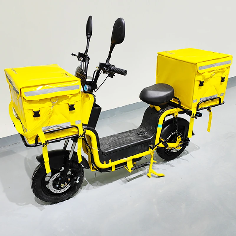 2024China factory Wholesale Aluminium frame 350W 48v electr bike v8 cargo delivery electric bike for food delivery