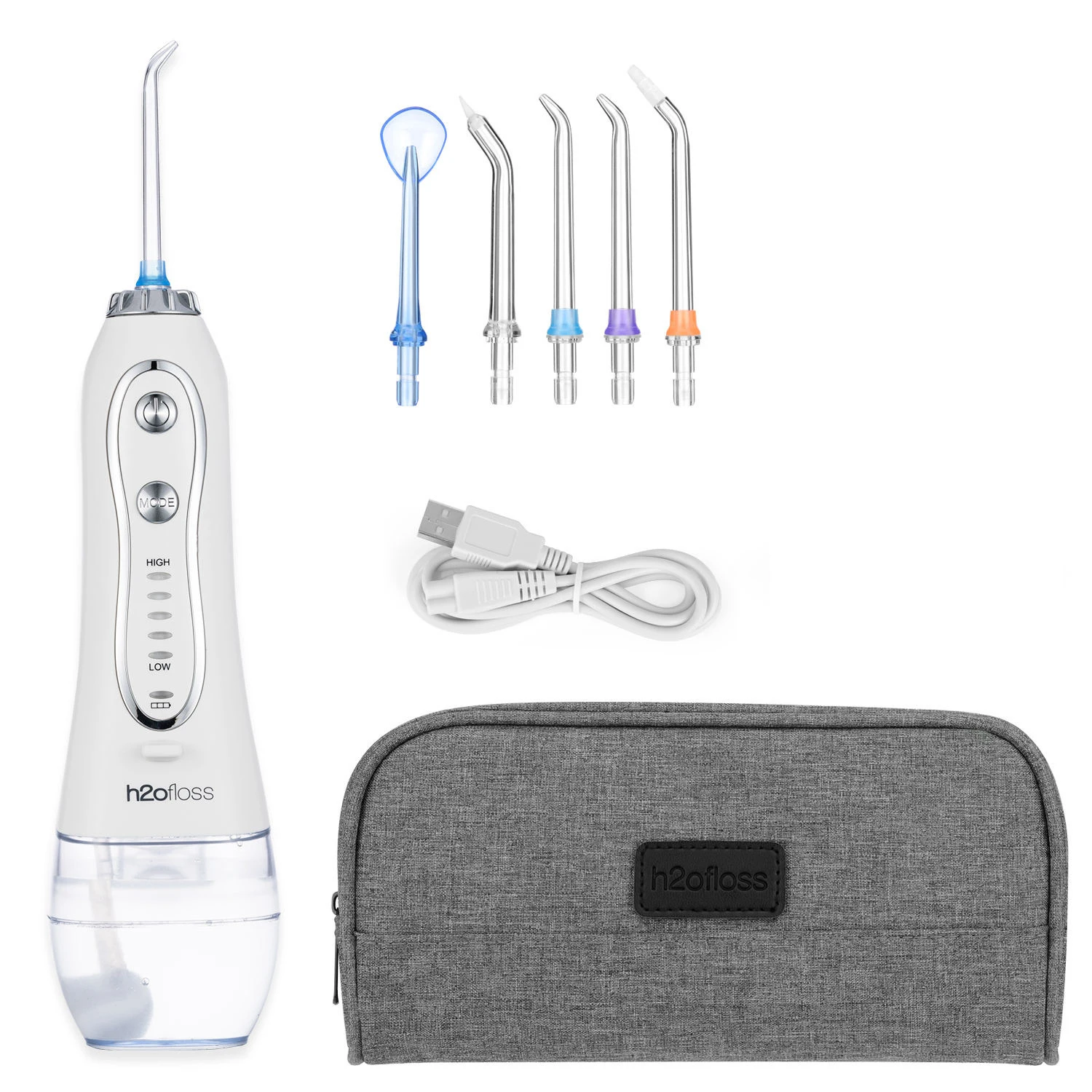 Обновление водяной Флоссер 600 мл ирригатор для полости рта зубная щетка Стоматологическая Вода зубочистки 10 настроек давления с 8 многофункциональными наконечниками