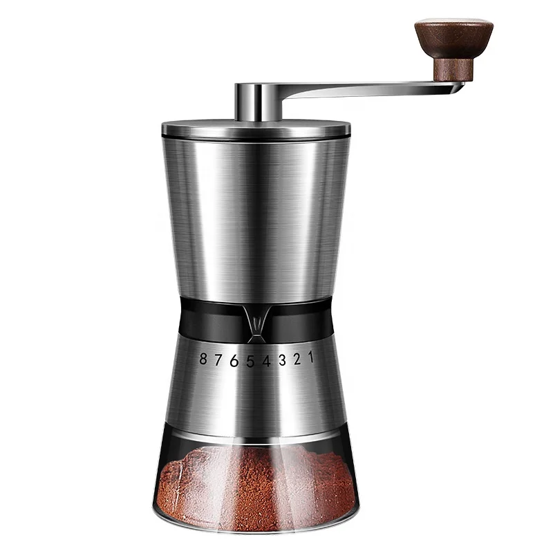 High Quality 304 Stainless Steel Portable Manual Coffee Bean Grinder