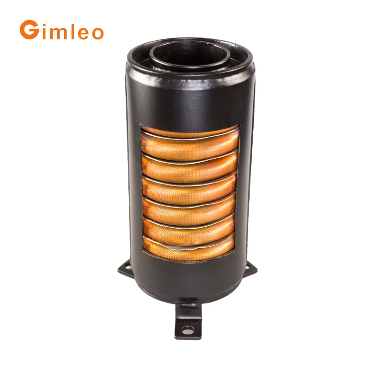 High efficiency single tube shell exchanger/ water heat pump exchangers