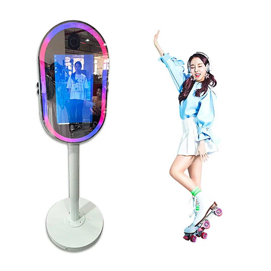 Selfie Magic Photo Mirror Booth Camera Photo Gif With Props Free Accessories Magic Mirror Photo Booth Parameter