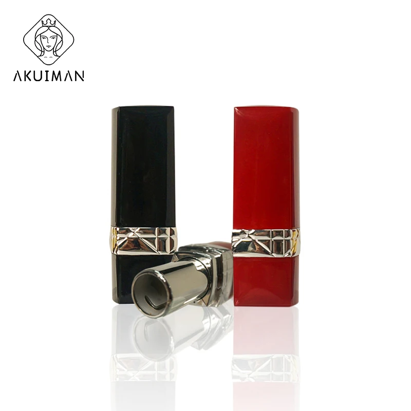 Wholesale High Quality Custom Color 4ml Clear Lip Gloss Tube Plastic Cosmetic Lipstick Tube with Custom Logo Label