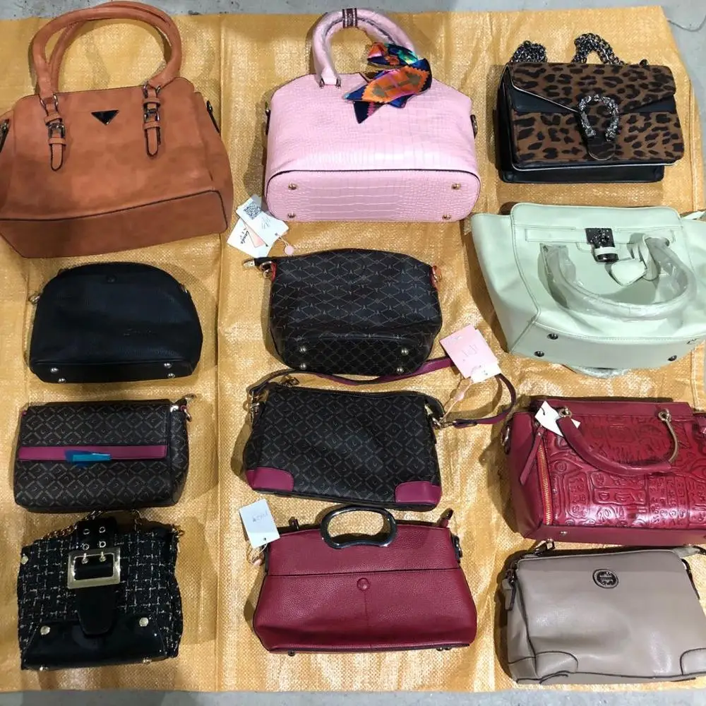 GZY Wholesale Liquidation Women Lady Leather Handbag Low Price made in China