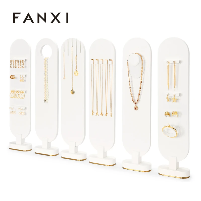 FANXI Jewelry display stands for store luxury jewelry store showcase exhibitor display set jewellery display