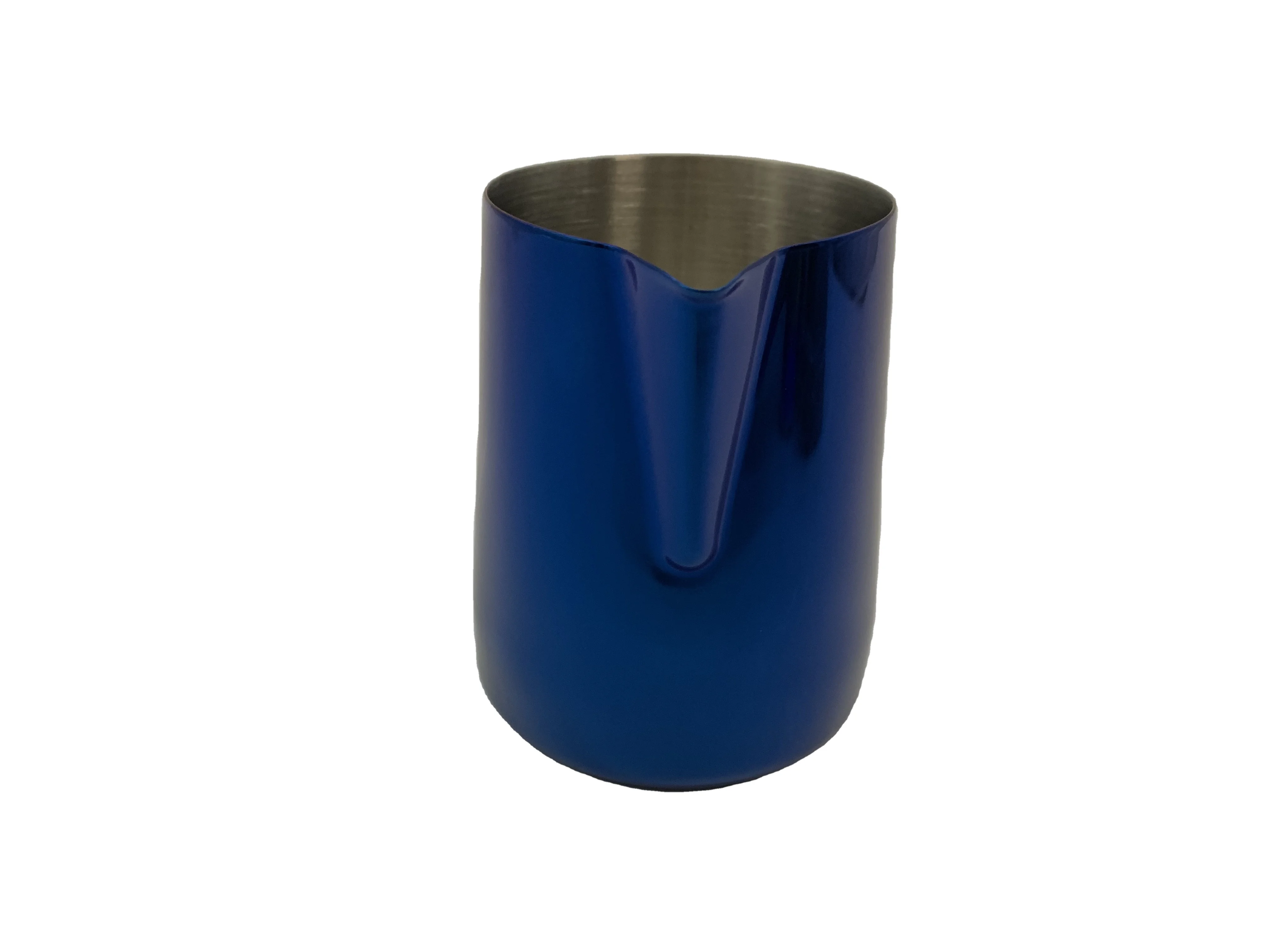 Making coffee cappuccino stainless steel milk coffee frothing pot 250ml espresso