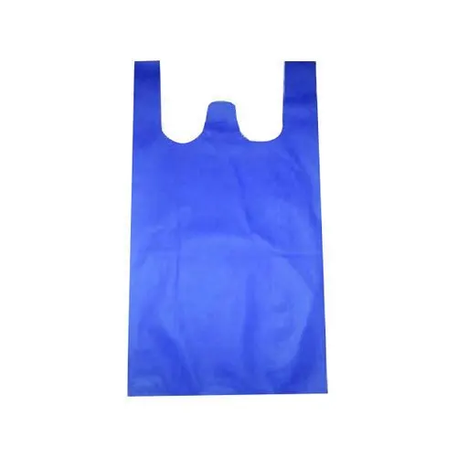 Factory Direct Sale Promotional Spunbond Nonwoven Fabric Vest Bag Custom Printing Non Woven Supermarket W cut Bag
