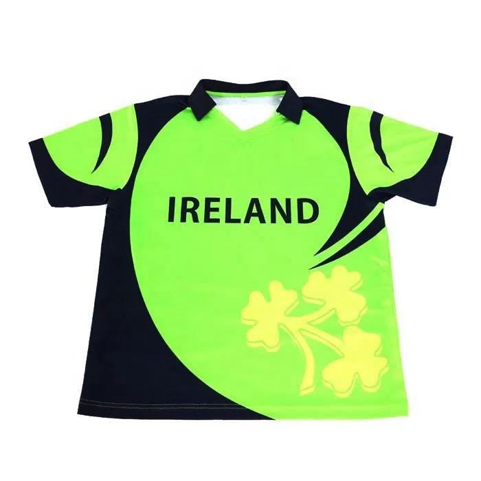 
Sublimation Design Green International Custom Cricket Uniform 