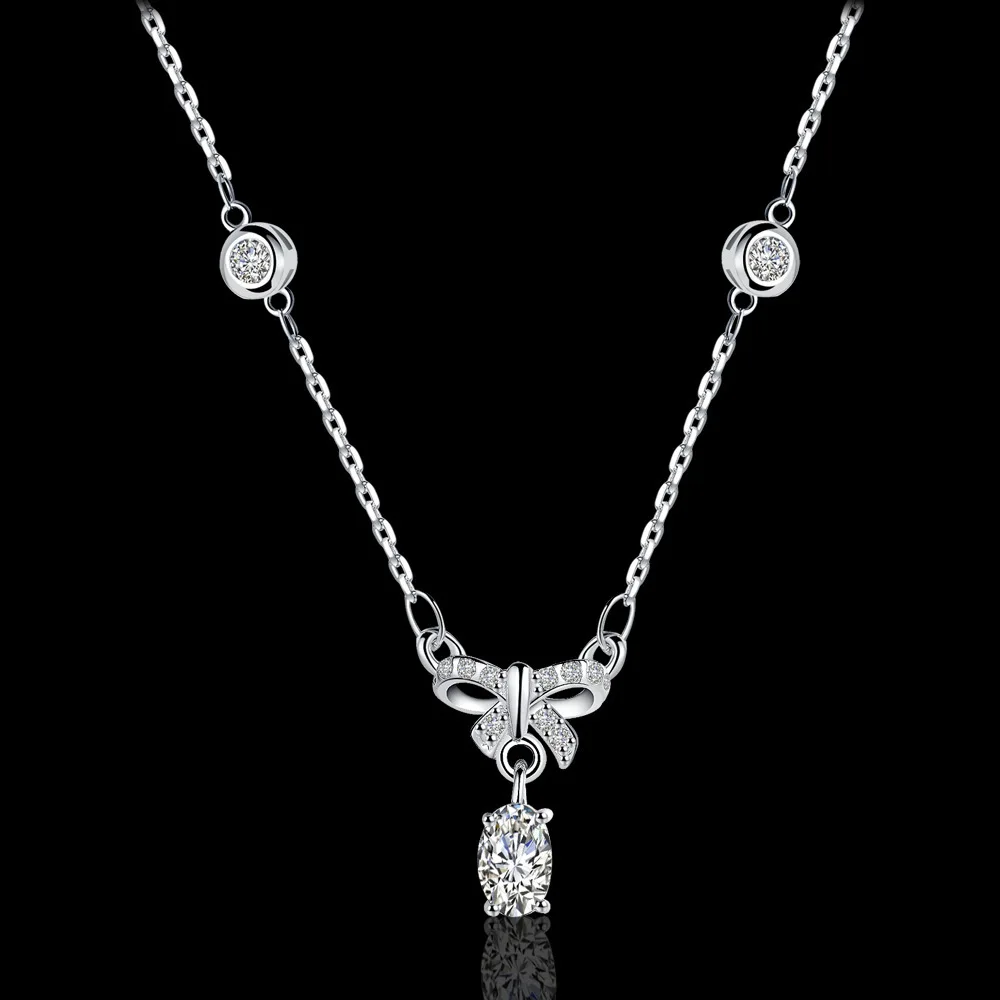 2020 new factory clavicle chain 925 sliver fashion necklace for women