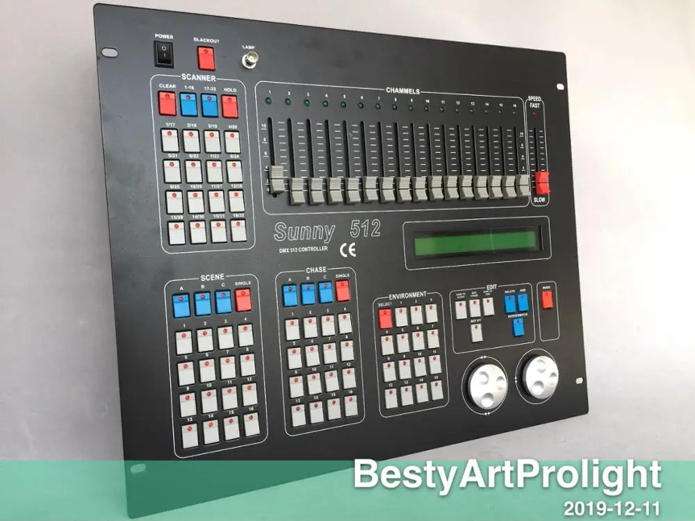 Консоль Sunny512 DMX 512 контроллер светодиодное освещение для сцены