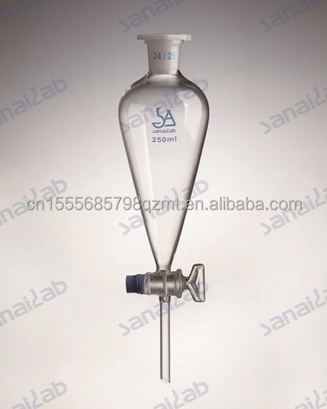 Guaranteed Quality Unique Filter Separatory Liquid Funnel With Glass Stopcock