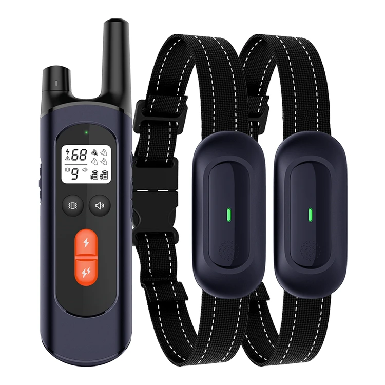 2021 Popular Walkie Talkie Dog Training Bark Collar Charge Remote Control Anti-Bark Dog Training Collar