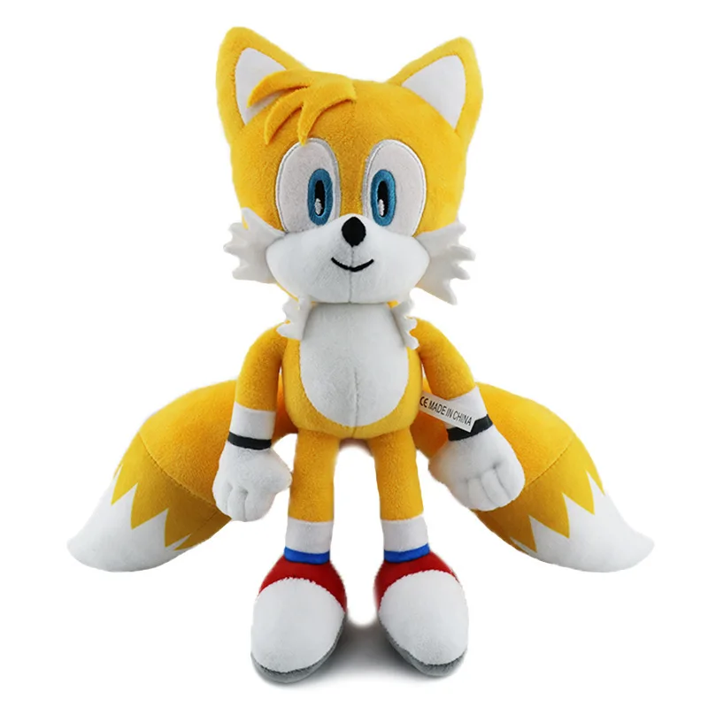 Manufacturers wholesale 50 styles of hedgehog Sonic plush toys cartoon games movie peripheral dolls backpack gifts for children