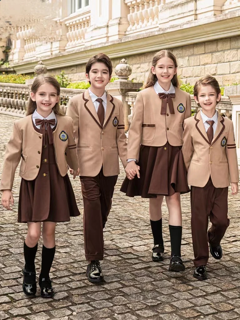 Kids Set Clothing Manufacturers Elementary School Class Uniform Styles