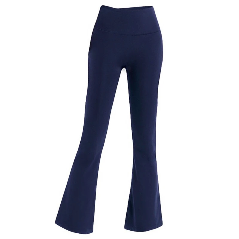 Lulu the same design for women tight height waist elastic breathable sexy flare pants