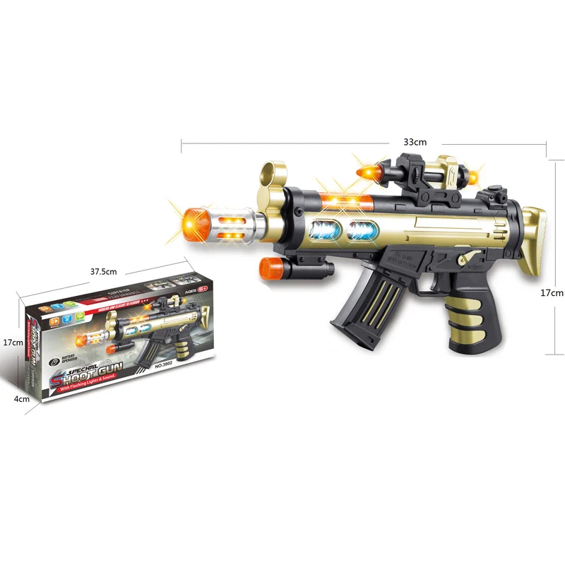 2024 Small juguetes for kids electric toy pistol gun with colorful light and combat sound toy guns for kids army toy gun