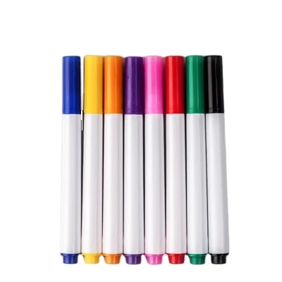 8 Colors Easy Erasing White Board Maker Pen Office Supplies Non-toxic Dry Erase Whiteboard Marker with Custom logo for School