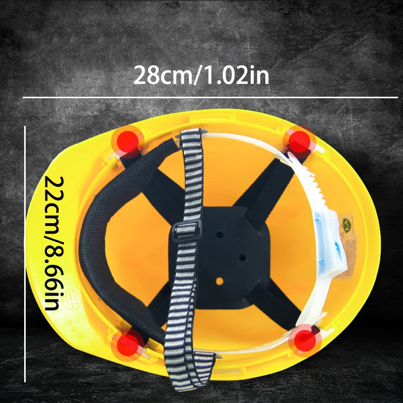High-quality Outdoor Climbing HDPE ABS Yellow Helmet Aerial Work Industry Safety Helmet