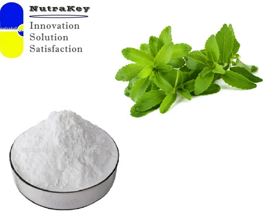 Organic Plant Extract Stevia Extract SG95% Reb A. 60% Powder Natural Sweetener Low Carlories Healthy Food Beverage Supplement